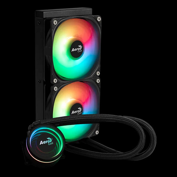 Aerocool Oasis L240 2x120mm ARGB fans CPU 240mm Liquid Cooler